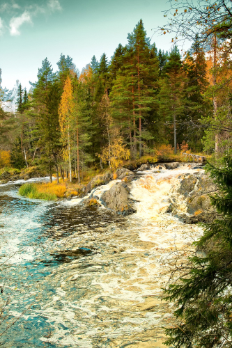 Затерянный мир водопадов, с посещением Рускеала